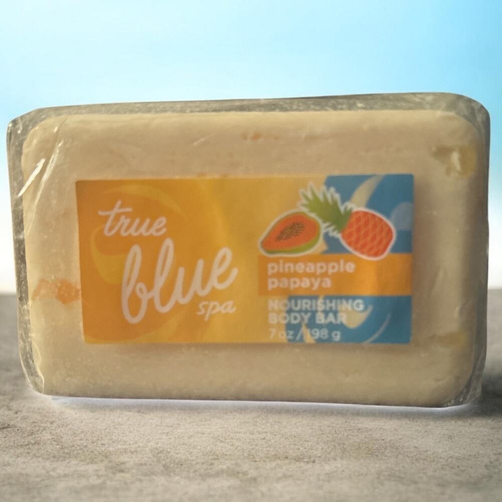 Bath & Body Works PINEAPPLE PAPAYA Nourishing Body Soap Bar 7 Oz True Blue Spa